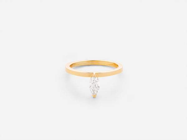 Single Navette Ring