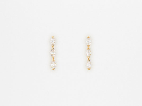 U Navette Diamond Earrings Sarah Appleton Fine Jewelry