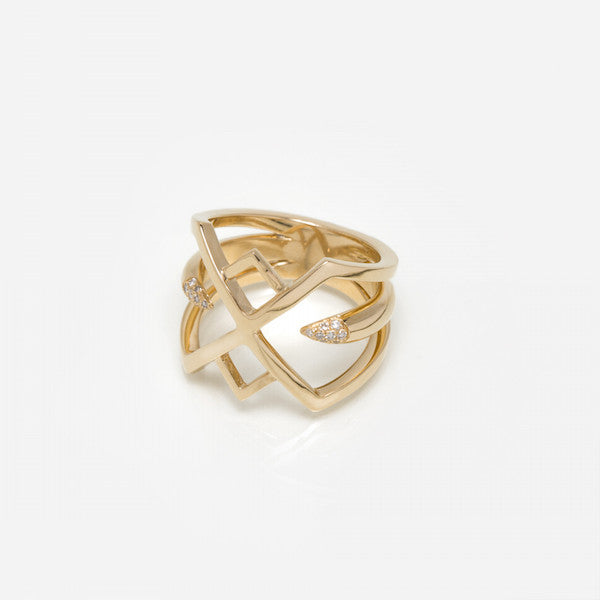 Sarah Appleton Diamond Claw Ring