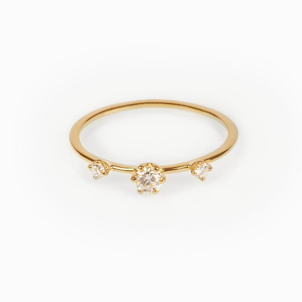 Sarah Appleton Triptyque Classique Diamond Ring